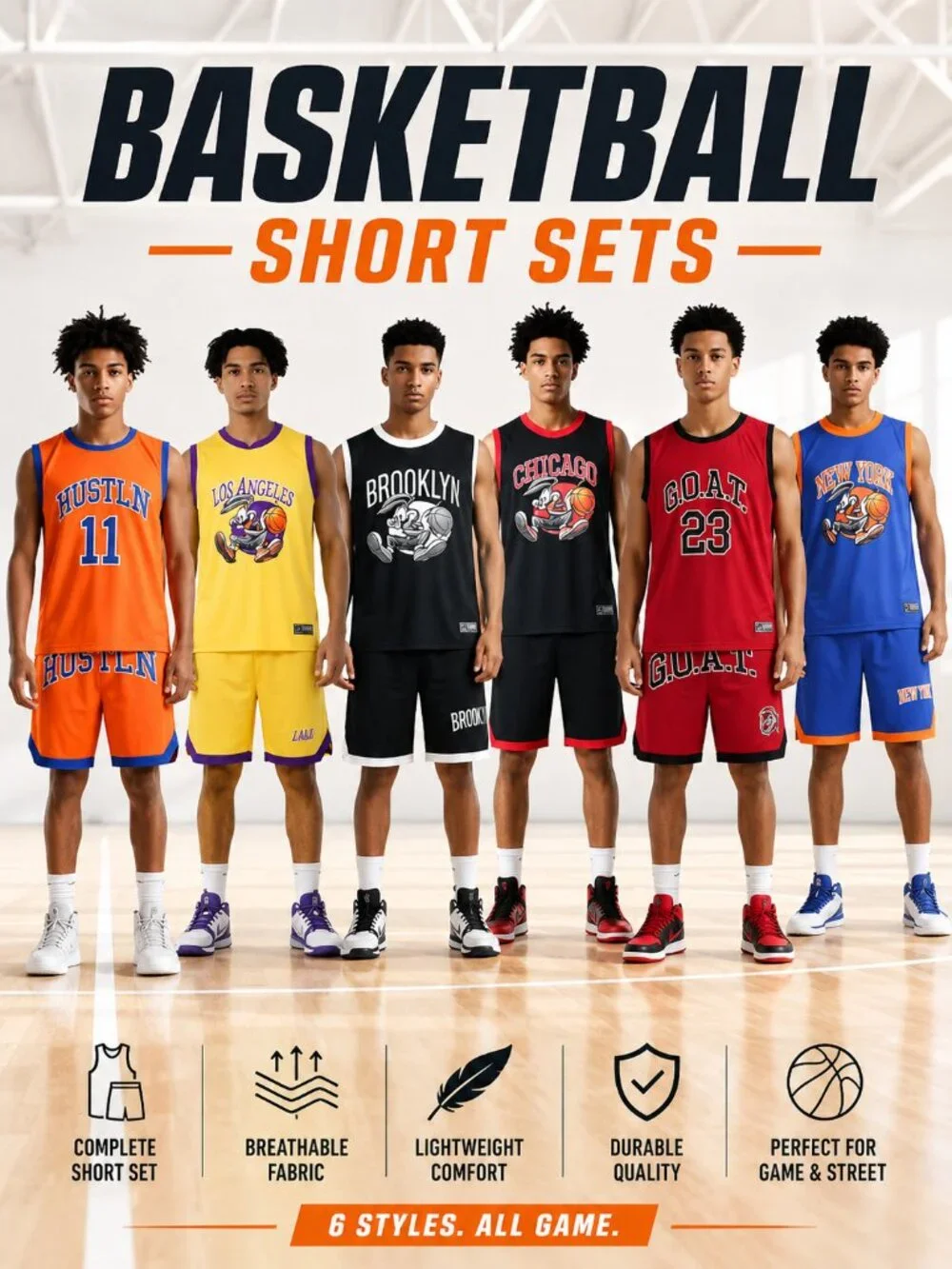 basketball short sets $107 MSRP